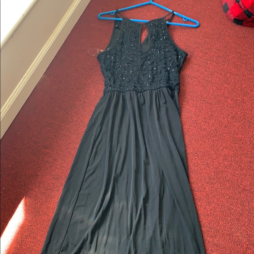 Elegant Long Black Dress